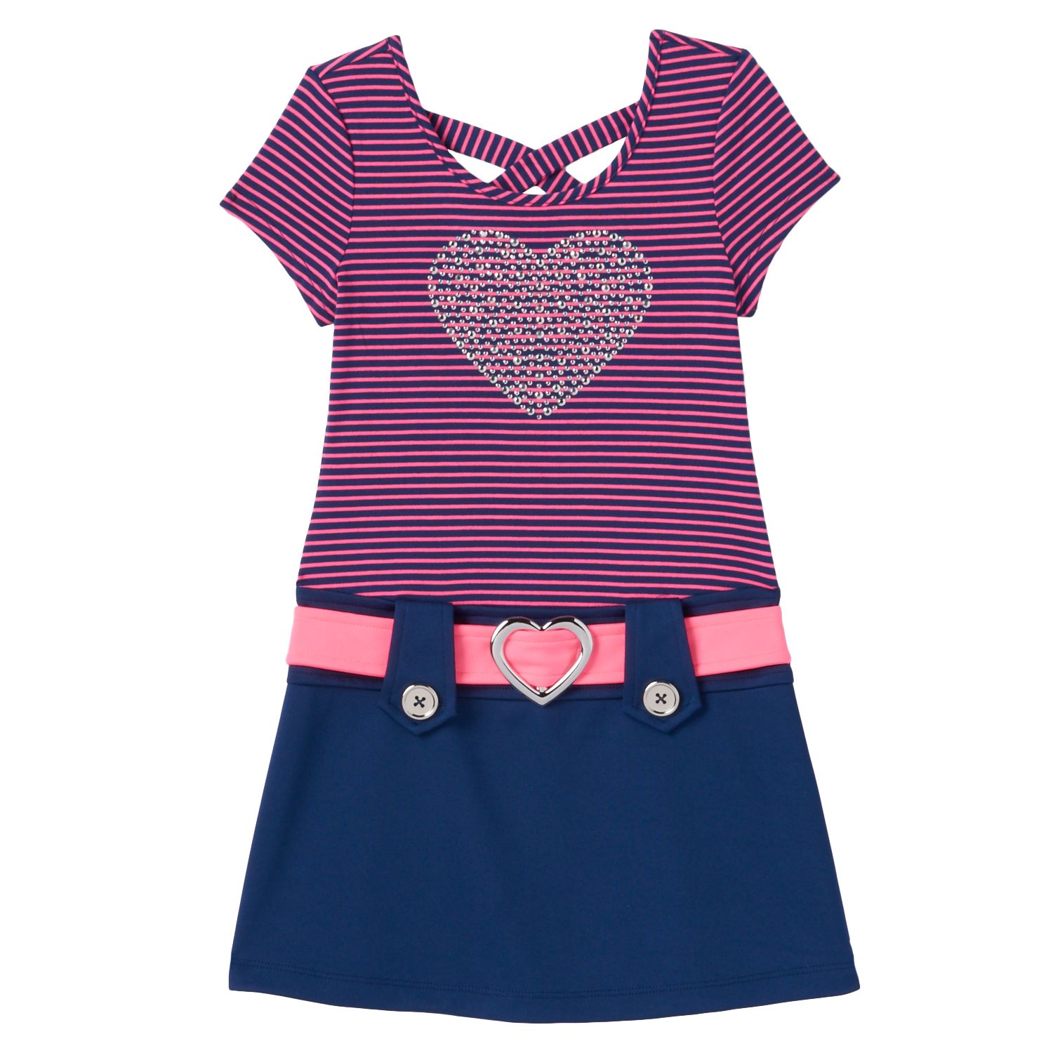 Rhinestone Heart Dress